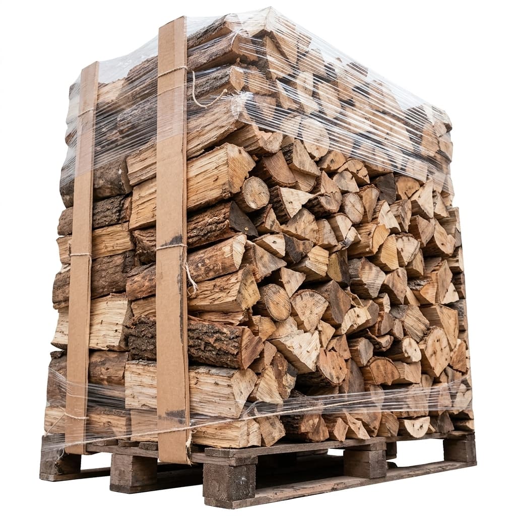 BoisDirect — Chêne-Hêtre 50cm Lot 4 Palettes Prix Direct