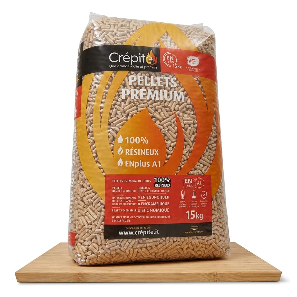 BoisDirect — Granulés Crépito 72 Sacs ENplus A1 Bois Français